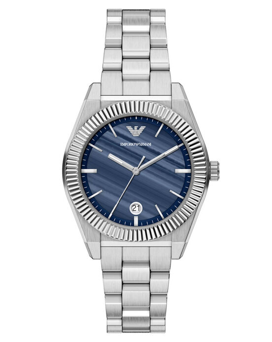 Emporio Armani UNISEX  Blue Analog Quartz watch SKU ID AR11758 Helios The Watch Store