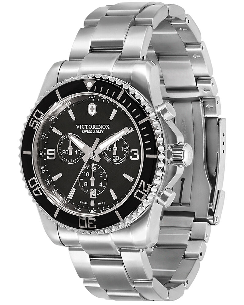 Buy Victorinox Men Maverick Round Black Watch 241695 at Helios