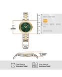 Armani Exchange Women JACKIE Green Analog Quartz watch SKU ID AX5176 Helios The Watch Store
