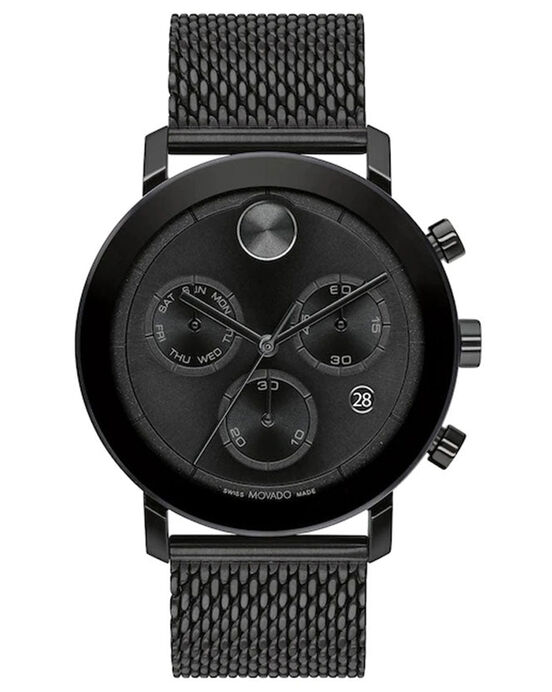 Movado Men BOLD Black Analog Quartz watch SKU ID 3600810 Helios The Watch Store