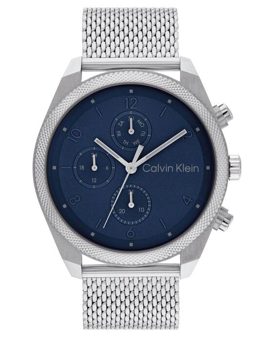 Calvin Klein Men IMPACT Blue Analog Quartz watch SKU ID 25200360 Helios The Watch Store