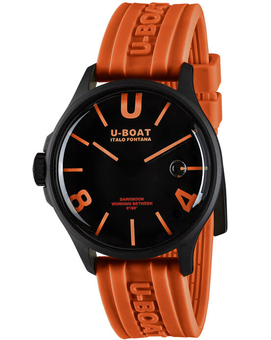 U Boat Men DARKMOON Black Analog Quartz watch SKU ID 9538 Helios The Watch Store