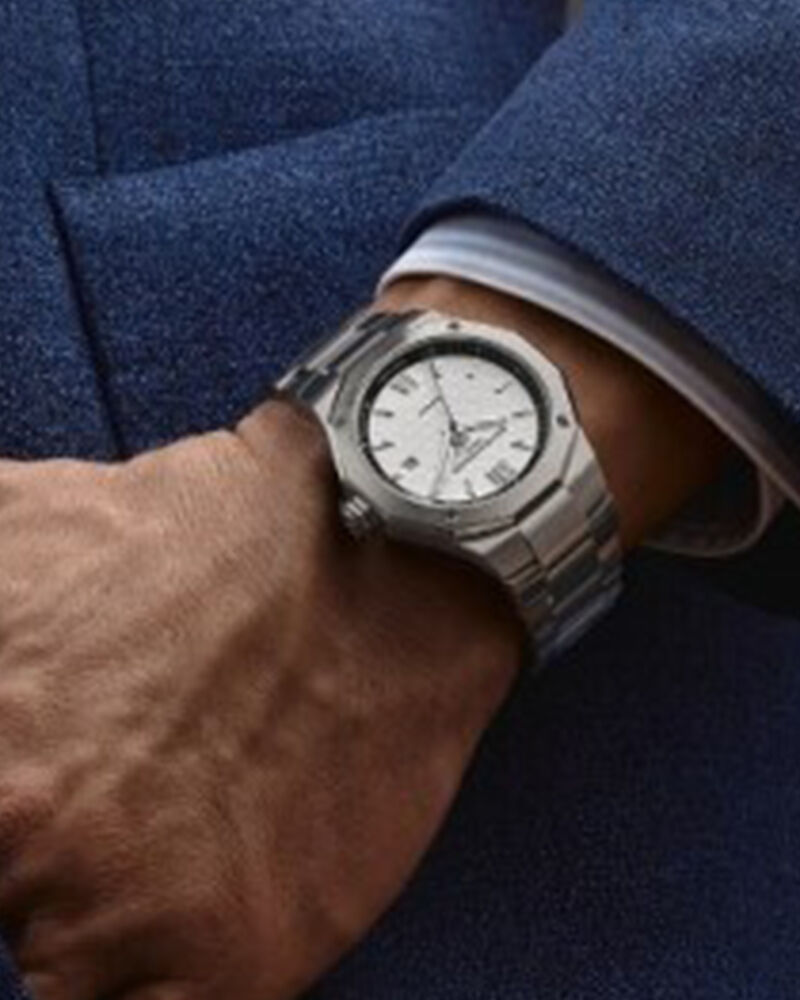 Baume et Mercier Men RIVIERA White Analog Automatic watch SKU ID M0A10829 Helios The Watch Store
