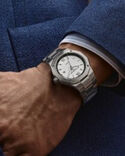 Baume et Mercier Men RIVIERA White Analog Automatic watch SKU ID M0A10829 Helios The Watch Store