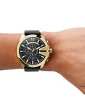 Diesel Men MEGA CHIEF Black Analog Quartz watch SKU ID DZ4344 Helios The Watch Store