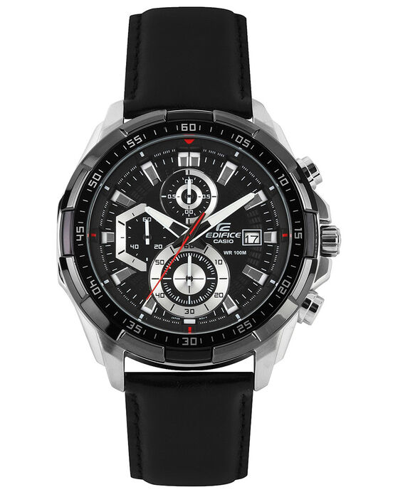 Casio Men EDIFICE Black Analog Quartz watch SKU ID EX193 Helios The Watch Store
