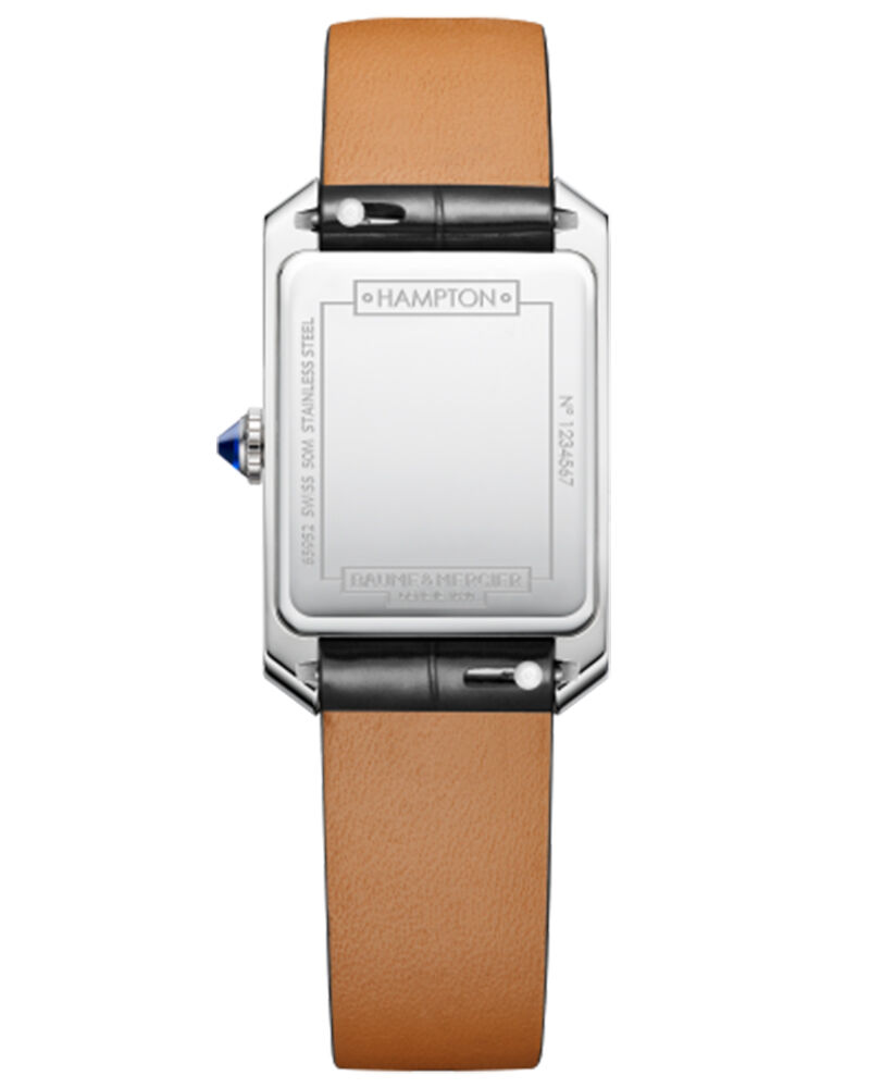 Baume et Mercier Women HAMPTON White Analog QUARTZ watch SKU ID M0A10795 Helios The Watch Store