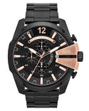 Diesel Men MEGA CHIEF Black Analog Quartz watch SKU ID DZ4309 Helios The Watch Store