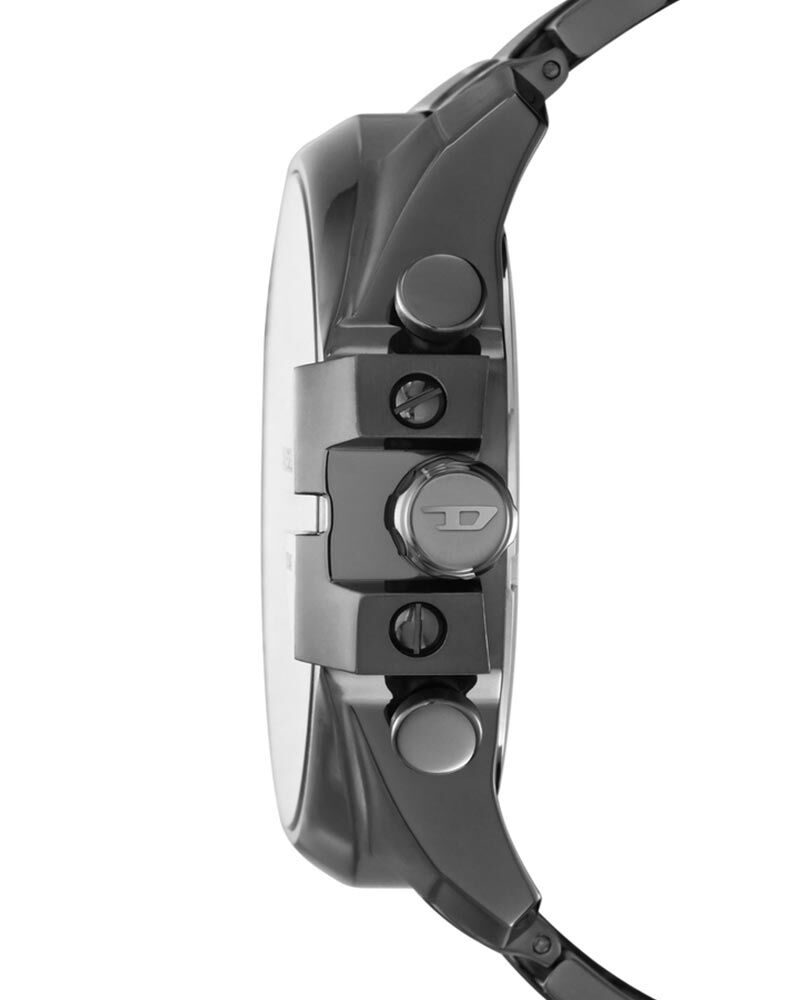 Diesel Men MEGA CHIEF Grey Analog Quartz watch SKU ID DZ4282 Helios The Watch Store