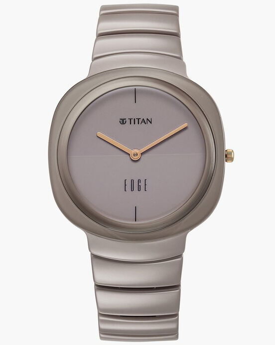 Edge Women SQUIRCLE Beige Analog Quartz watch SKU ID 2757QC03 Helios The Watch Store
