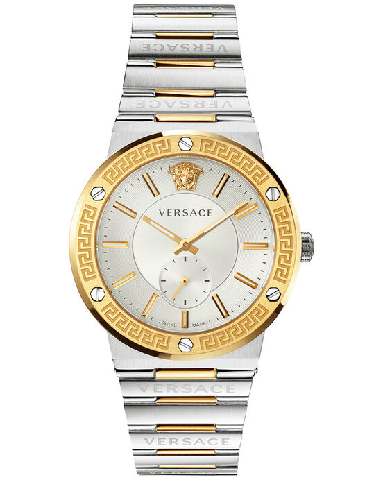 Versace Men HAUTE Silver Analog Quartz watch SKU ID VEVI00320 Helios The Watch Store