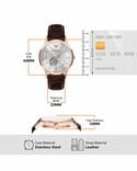 Emporio Armani Men  Silver Analog Automatic watch SKU ID AR60098 Helios The Watch Store