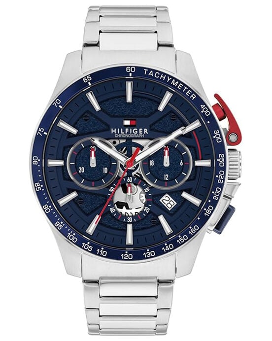 Tommy Hilfiger Men BANK Blue Analog Quartz watch SKU ID TH1792261W Helios The Watch Store