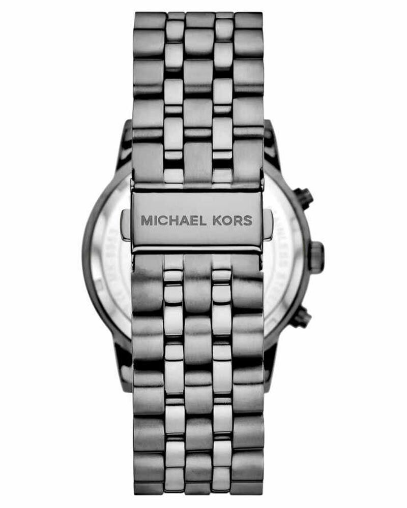 Michael Kors Men HUTTON Grey Analog Quartz watch SKU ID MKO1164 Helios The Watch Store