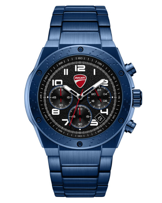 Ducati Men SUPERMOTOS Black Analog Quartz watch SKU ID DTWGI0002502W Helios The Watch Store