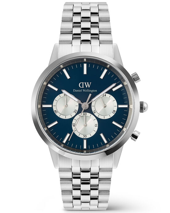 Daniel Wellington Men ICONIC Arctic Blue Analog Quartz watch SKU ID DW00100874K Helios The Watch Store