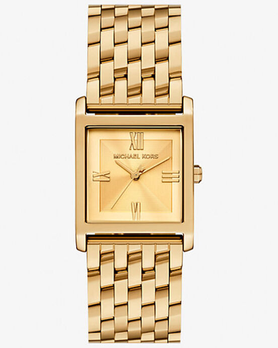 Michael Kors Women GEORGIE Golden Analog Quartz watch SKU ID MK4934 Helios The Watch Store