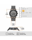 Michael Kors Men HUTTON Grey Analog Quartz watch SKU ID MKO1164 Helios The Watch Store