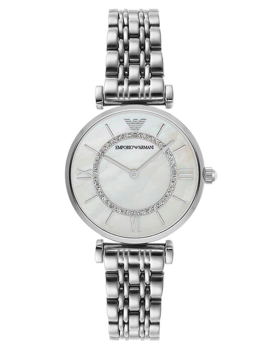 Emporio Armani Women GIANNI T-B Mother Of Pearl Analog Quartz watch SKU ID AR1908 Helios The Watch Store