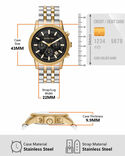 Michael Kors Men Hutton Black Chronograph Quartz watch SKU ID MK8954 Helios The Watch Store