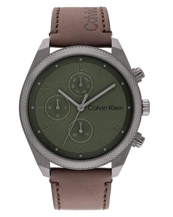 Calvin Klein Men IMPACT Green Analog Quartz watch SKU ID 25200363 Helios The Watch Store