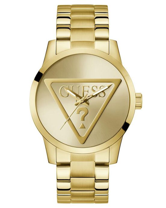 Guess Men BADGE Champagne Analog Quartz watch SKU ID GW0782G1 Helios The Watch Store