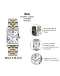 Tommy Hilfiger MEN BEN SILVER WHITE Analog Quartz watch SKU ID TH1710774W Helios The Watch Store