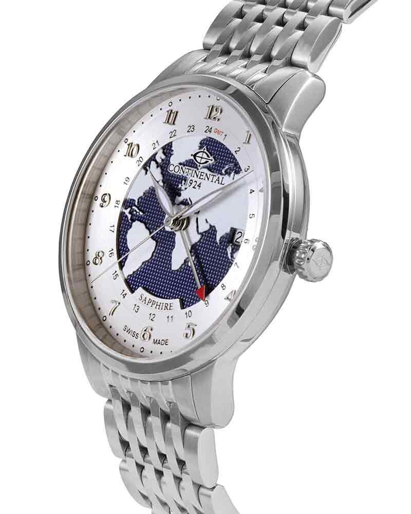 Continental Men Signature Silver Analog Quartz Watch SKU ID 26351-GM101820 Helios The Watch Store