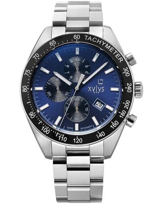 Xylys Men PARKOUR Blue Chronograph Quartz watch SKU ID 40057SM01E Helios The Watch Store