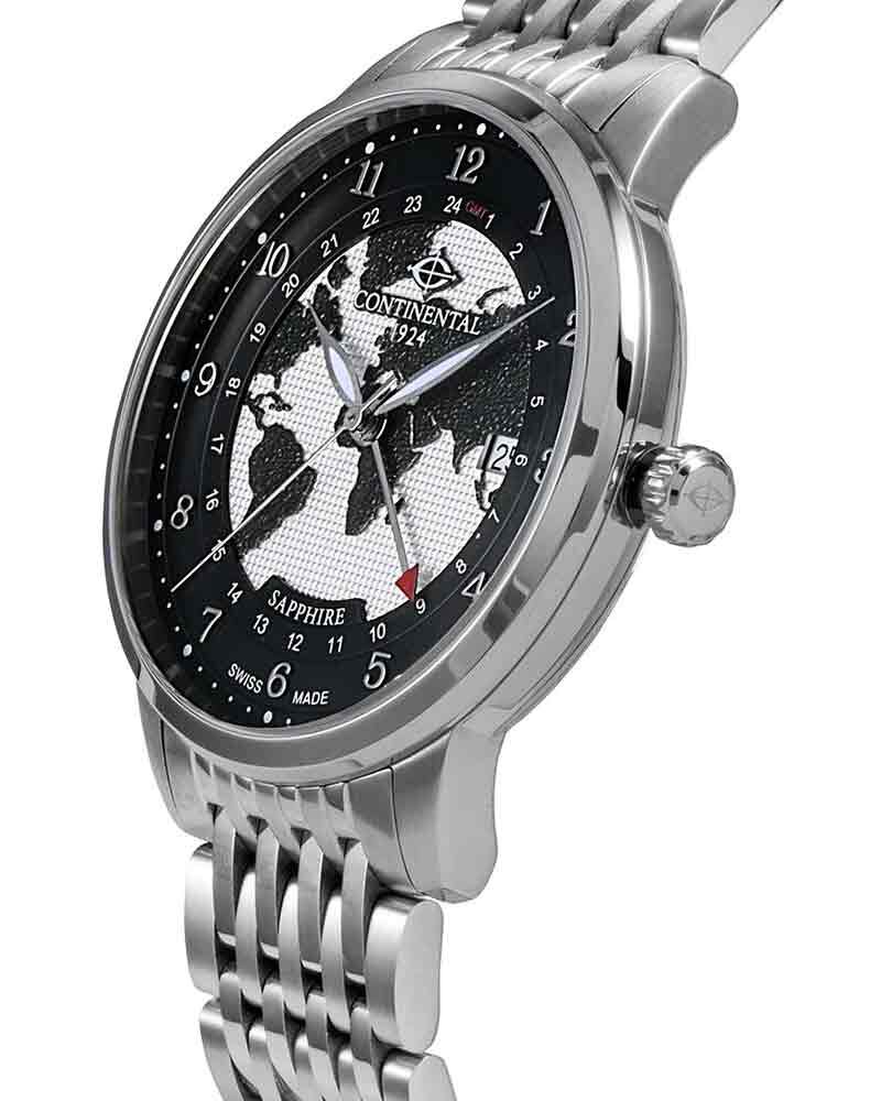 Continental Men Signature Black Analog Quartz Watch SKU ID 26351-GM101420 Helios The Watch Store