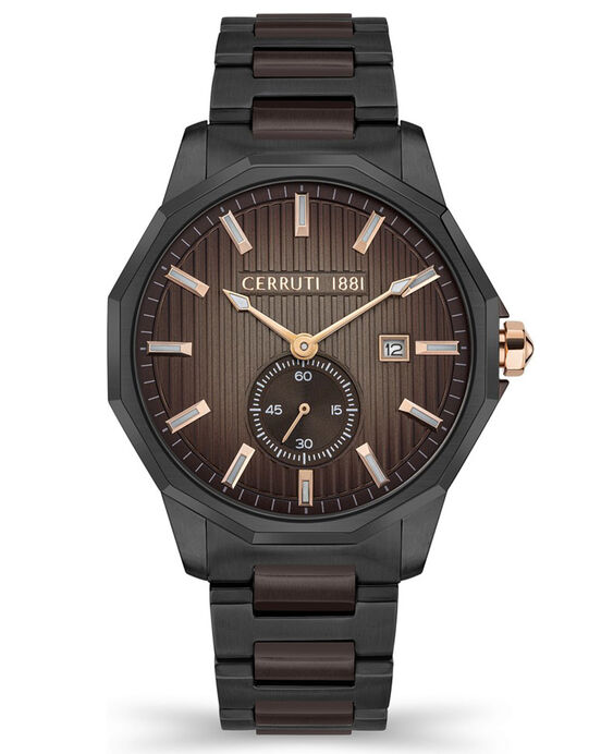 Cerruti 1881 Men MOLVENO Brown Analog Quartz watch SKU ID CECIWGH2111804W Helios The Watch Store