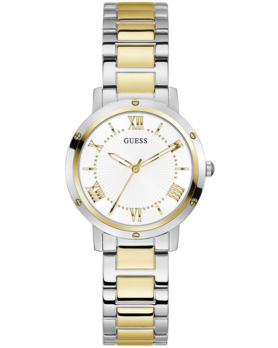 Guess Women DAWN White Analog Quartz watch SKU ID GW0404L2 Helios The Watch Store