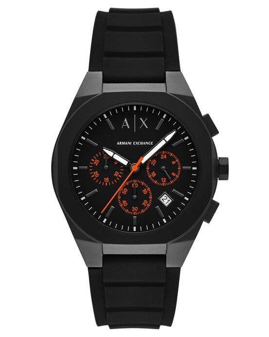 Armani Exchange Men SYNC Black Chronograph Quartz watch SKU ID AX4198 Helios The Watch Store