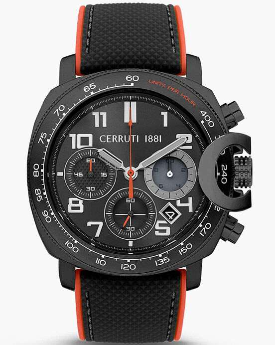 Cerruti 1881 Men POSITANO Black Analog Quartz watch SKU ID CECIWGO2206805W Helios The Watch Store