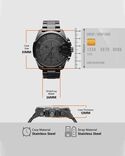 Diesel Men MEGA CHIEF Grey Analog Quartz watch SKU ID DZ4282 Helios The Watch Store