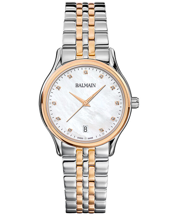 Balmain Women BELEGANZA White Analog Quartz watch SKU ID B83583386 Helios The Watch Store