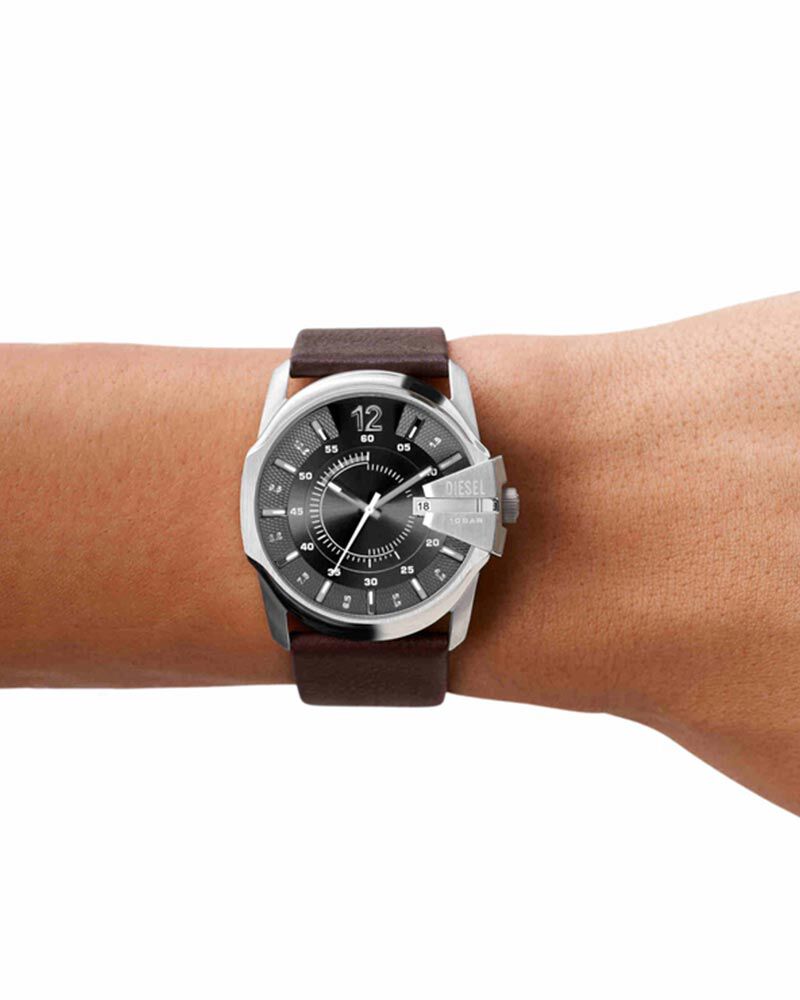 Diesel Men MASTER CHIEF Black Analog Quartz watch SKU ID DZ1206 Helios The Watch Store