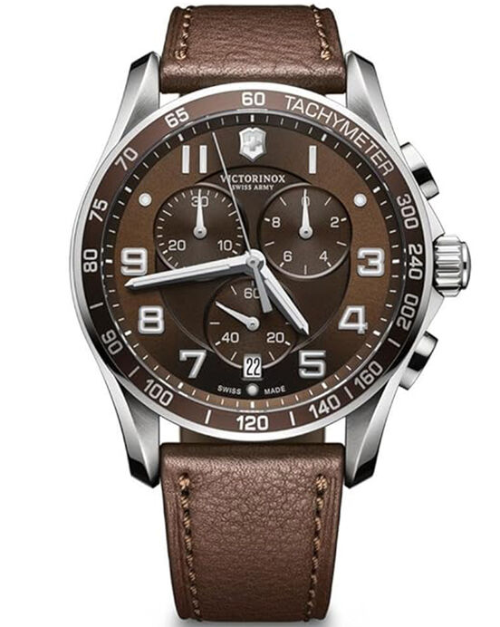 Victorinox Men CHRONO CLASSIC Brown Analog Quartz watch SKU ID 241653 Helios The Watch Store