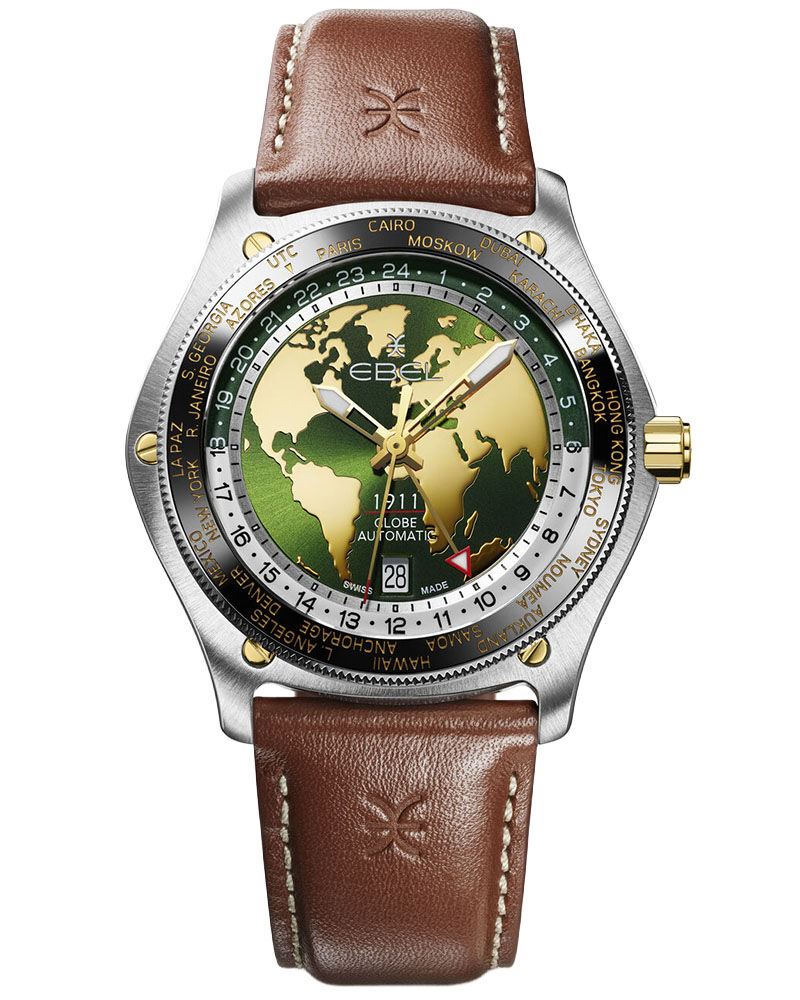 Ebel Men 1911 Green Analog Automatic watch SKU ID 1216665 Helios The Watch Store