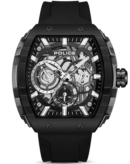 Police Men SS25 Black Analog Quartz watch SKU ID PLPEWGQ0063001W Helios The Watch Store