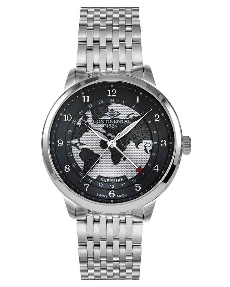 Continental Men Signature Black Analog Quartz Watch SKU ID 26351-GM101420 Helios The Watch Store