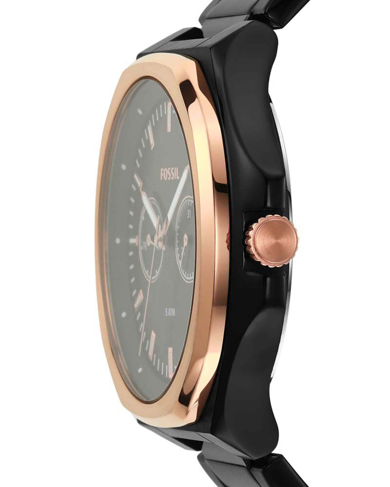 Fossil Unisex Evanston Black Analog Quartz watch SKU ID BQ2645SET Helios The Watch Store