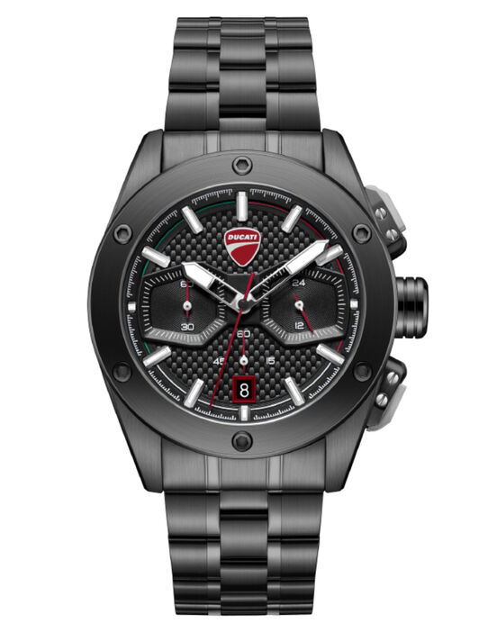 Ducati Men SUPERMOTOS Black Analog Quartz watch SKU ID DTWGI0002201W Helios The Watch Store