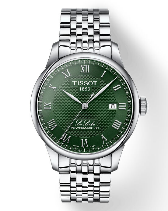 Tissot Men LE LOCLE Green Analog Automatic watch SKU ID T0064071109300 Helios The Watch Store