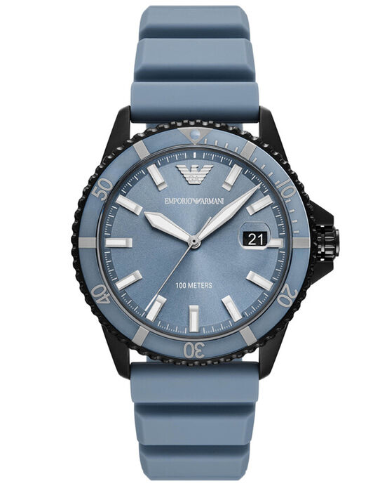 Emporio Armani Men WORLD EXPL Blue Analog Quartz watch SKU ID AR11685 Helios The Watch Store