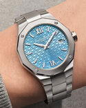 Baume et Mercier Women RIVIERA Blue Analog QUARTZ watch SKU ID M0A10612 Helios The Watch Store