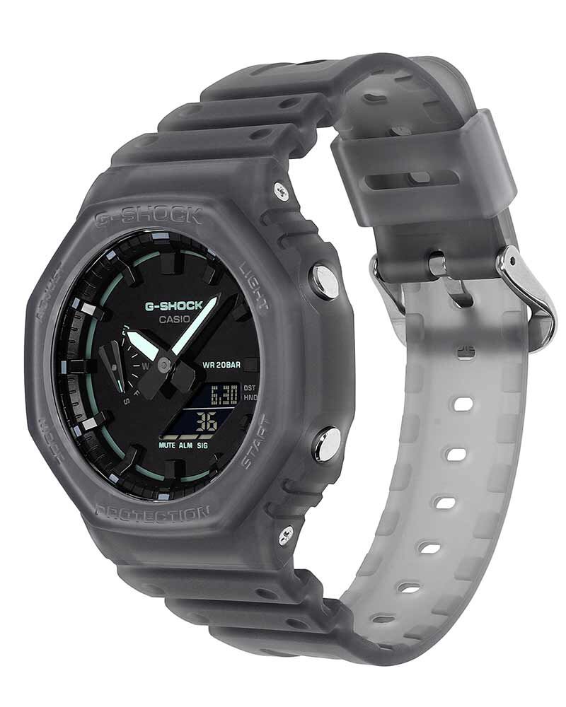 G-Shock Men GA-2100 Black  Analog-Digital Quartz watch SKU ID G1784 Helios The Watch Store