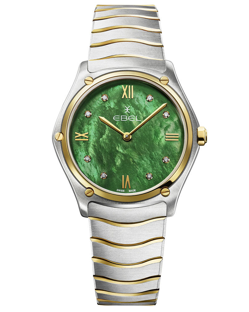 Ebel Women SPORT CLASSIC Green Mother Of Pearl Analog Quartz watch SKU ID 1216545 Helios The Watch Store