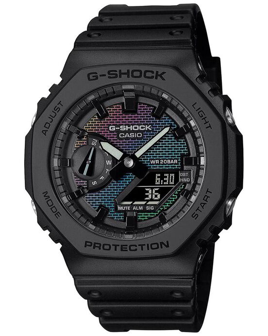 Casio Men GA-2100 Multicoloured  Analog-Digital Quartz watch SKU ID G1596 Helios The Watch Store