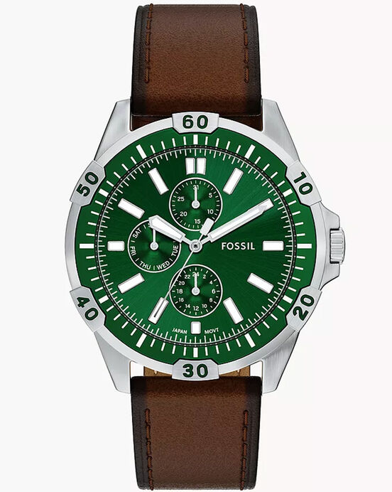 Fossil Men GARRETT Green Analog Quartz watch SKU ID FS6147 Helios The Watch Store